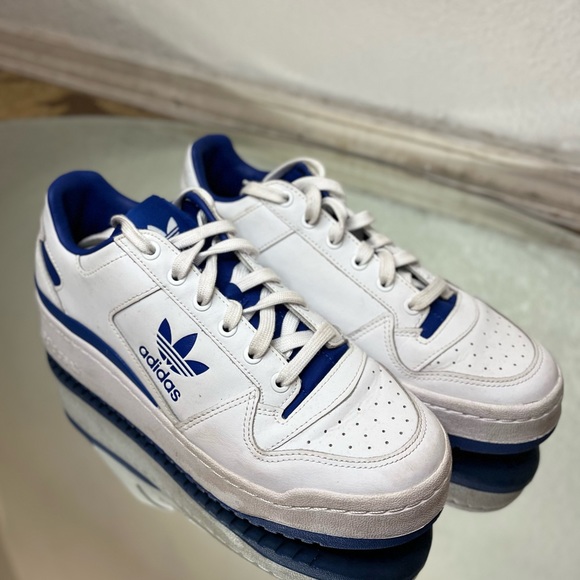 Adidas Forum Bold White Royal Blue (Women's) - Picture 2 of 11